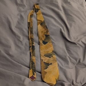 3 For 10 Dollars All Ties. Leaf Patterned Tie